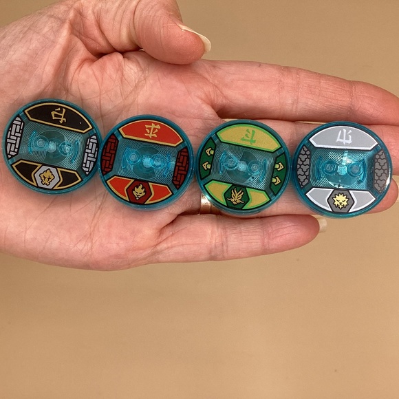 Lot of 4 N injago Lego Dimensions tags